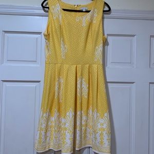 A New York & Company yellow sleeveless dress